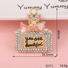 Wholesale Alloy Jewelry Accessories With Perfume Bottle Pattern And Electroplating Design