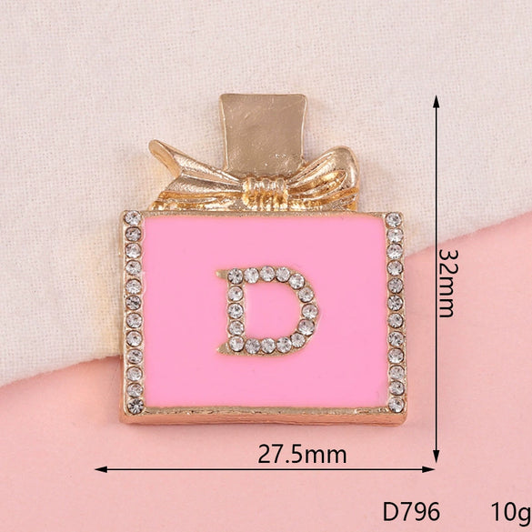Wholesale Alloy Jewelry Accessories With Perfume Bottle Pattern And Electroplating Design