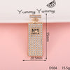 Wholesale Alloy Jewelry Accessories With Perfume Bottle Pattern And Electroplating Design