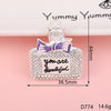 Wholesale Alloy Jewelry Accessories With Perfume Bottle Pattern And Electroplating Design