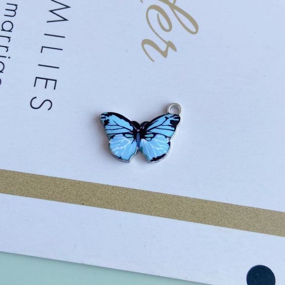 Wholesale Alloy Jewelry Accessories With Printing Butterfly Design For Fashion Retro Style