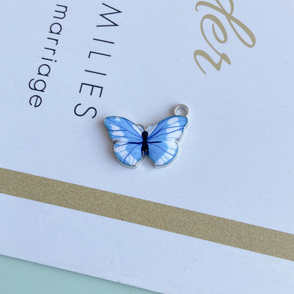 Wholesale Alloy Jewelry Accessories With Printing Butterfly Design For Fashion Retro Style