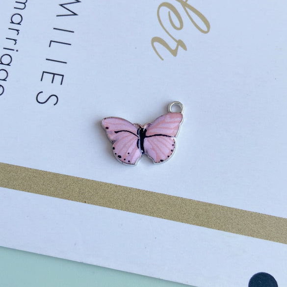 Wholesale Alloy Jewelry Accessories With Printing Butterfly Design For Fashion Retro Style