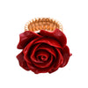 Wholesale Alloy Jewelry Geometric Plant Flowers Style Electroplated Red Rose Ring For Women