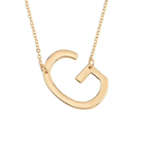 Wholesale Alloy Jewelry Letter Pattern Cross Chain Necklace With Electroplating