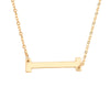 Wholesale Alloy Jewelry Letter Pattern Cross Chain Necklace With Electroplating