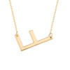 Wholesale Alloy Jewelry Letter Pattern Cross Chain Necklace With Electroplating