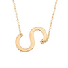 Wholesale Alloy Jewelry Letter Pattern Cross Chain Necklace With Electroplating