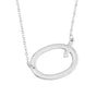 Wholesale Alloy Jewelry Letter Pattern Cross Chain Necklace With Electroplating