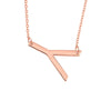 Wholesale Alloy Jewelry Letter Pattern Cross Chain Necklace With Electroplating