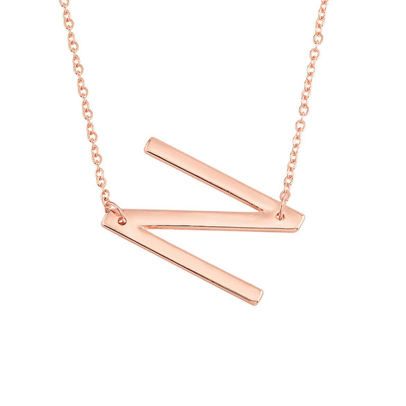 Wholesale Alloy Jewelry Letter Pattern Cross Chain Necklace With Electroplating