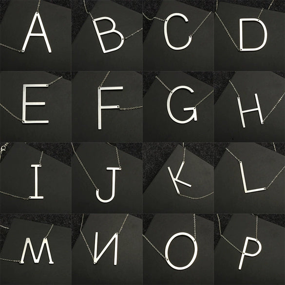 Wholesale Alloy Jewelry Letter Pattern Cross Chain Necklace With Electroplating
