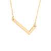 Wholesale Alloy Jewelry Letter Pattern Cross Chain Necklace With Electroplating
