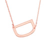 Wholesale Alloy Jewelry Letter Pattern Cross Chain Necklace With Electroplating