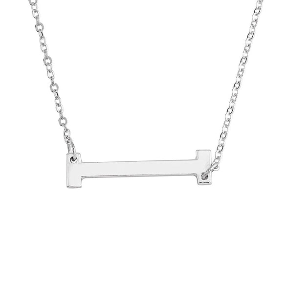 Wholesale Alloy Jewelry Letter Pattern Cross Chain Necklace With Electroplating
