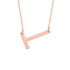 Wholesale Alloy Jewelry Letter Pattern Cross Chain Necklace With Electroplating