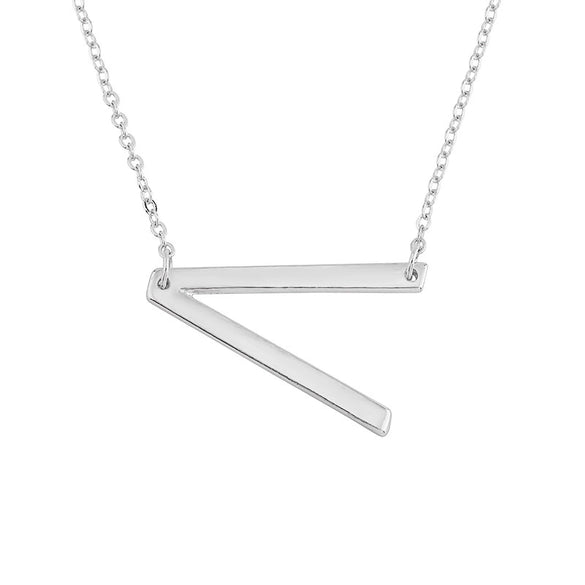 Wholesale Alloy Jewelry Letter Pattern Cross Chain Necklace With Electroplating