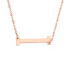 Wholesale Alloy Jewelry Letter Pattern Cross Chain Necklace With Electroplating