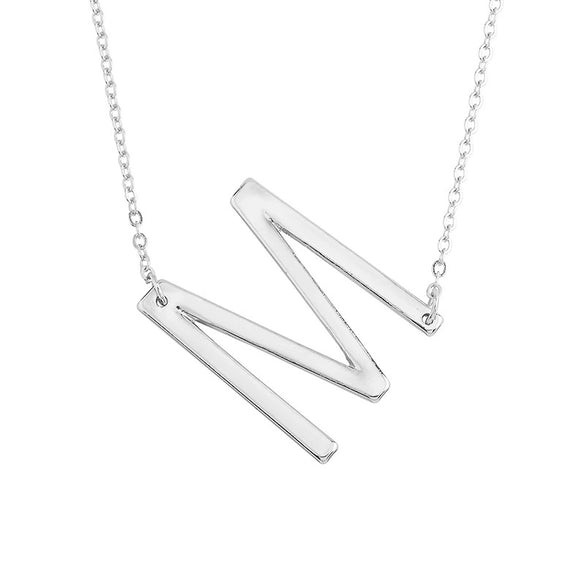Wholesale Alloy Jewelry Letter Pattern Cross Chain Necklace With Electroplating