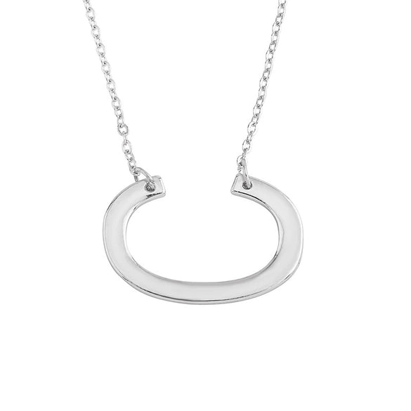 Wholesale Alloy Jewelry Letter Pattern Cross Chain Necklace With Electroplating
