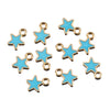 Wholesale Alloy Jewelry Pendant With Oil Dripping Process And Star Moon Shape For Necklace And Bracelet