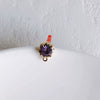 Wholesale Alloy Jewelry Simple Round Diamond Earrings With 925 Silver Needle And Electroplating