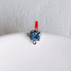 Wholesale Alloy Jewelry Simple Round Diamond Earrings With 925 Silver Needle And Electroplating