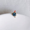 Wholesale Alloy Jewelry Simple Round Diamond Earrings With 925 Silver Needle And Electroplating