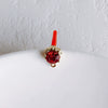 Wholesale Alloy Jewelry Simple Round Diamond Earrings With 925 Silver Needle And Electroplating