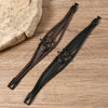 Wholesale Alloy Leather Buckle Handwoven Bracelets Retro Style Rudder Shape For Men And Women