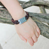 Wholesale Alloy Leather Letter Geometric Style Electroplated Unisex Bracelet