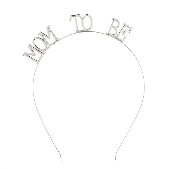 Wholesale Alloy Letter Hair Band Electroplated Unisex Baby Shower Party Headdress