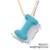 Wholesale Alloy Letter Pendant Necklace With O Chain And Electroplating Light Luxury Style