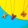 Wholesale Alloy Letter Pendant Necklace With O Chain And Electroplating Light Luxury Style
