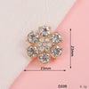 Wholesale Alloy Light Luxury Sixpetal Flower Pattern Electroplated Pendant Mobile Phone Shell Jewelry Accessories