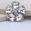 Wholesale Alloy Light Luxury Sixpetal Flower Pattern Electroplated Pendant Mobile Phone Shell Jewelry Accessories