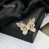 Wholesale Alloy Light Luxury Style Bow Brooch Jewelry With Diamond Encrustment And Electroplating
