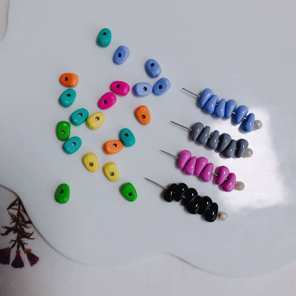 Wholesale Alloy Loose Beads For Jewelry Making Spray Painted Diy Handmade Beaded Necklace And Bracelet Accessories Environmentally Protected