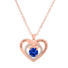 Wholesale Alloy Love Butterfly Women's Necklace With Diamonds Hollow Heart Shaped And Letter Design