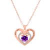 Wholesale Alloy Love Butterfly Women's Necklace With Diamonds Hollow Heart Shaped And Letter Design