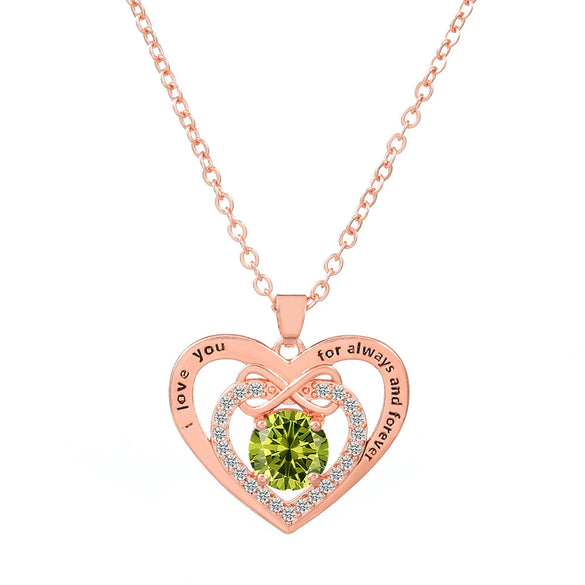 Wholesale Alloy Love Butterfly Women's Necklace With Diamonds Hollow Heart Shaped And Letter Design
