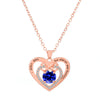 Wholesale Alloy Love Butterfly Women's Necklace With Diamonds Hollow Heart Shaped And Letter Design