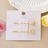 Wholesale Alloy Love Universe Planet Hairpin Clip Rhinestone Sweet Style Hair Accessories