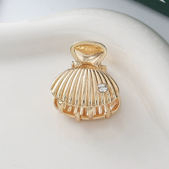 Wholesale Alloy Marine Animal Metal Hair Clips Electroplated For Women