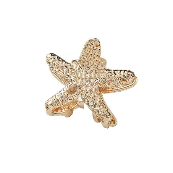 Wholesale Alloy Marine Animal Metal Hair Clips Electroplated For Women
