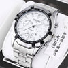 Wholesale Alloy Men's Business Style Round Dial Waterproof Luminous Watch