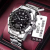 Wholesale Alloy Men's Business Style Round Dial Waterproof Luminous Watch