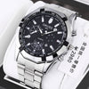 Wholesale Alloy Men's Business Style Round Dial Waterproof Luminous Watch