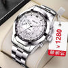 Wholesale Alloy Men's Business Style Round Dial Waterproof Luminous Watch
