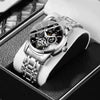 Wholesale Alloy Men's Business Style Round Dial Waterproof Luminous Watch